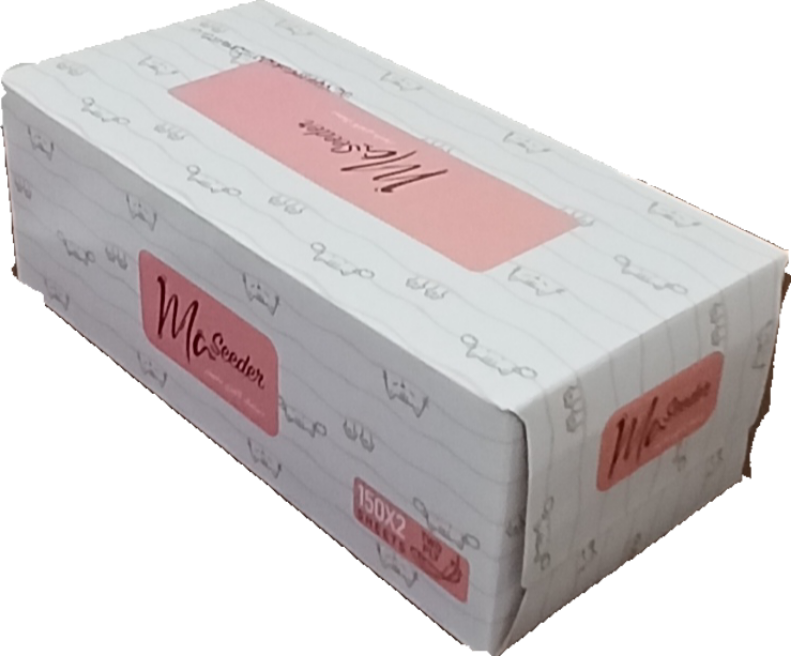 دستمال جعبه ای 150 برگ دولایه (300 برک) ماسیدر